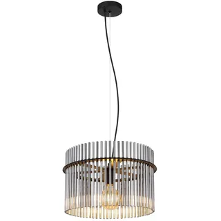 GLOBO Hängeleuchte Gorley Metall schwarz