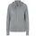 Reißverschlusspullover cashmere grey melange S