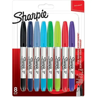 Sharpie Twin Tip Permanentmarker 8