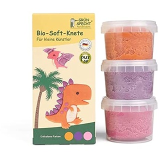 Grünspecht Naturprodukte Grünspecht Bio-Soft-Knete orange lila & pink