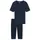 SCHIESSER uncover SCHIESSER Pyjama 2 tlg blau 38