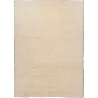 Wollteppich THEKO "Royal Dou 1" Gr. 3, weiß (wollweiß), B:120cm H:22mm L:180cm, Schurwolle, Teppiche, Wollteppich, echter Berber Teppich aus Marokko, reine Wolle, handgeknüpft