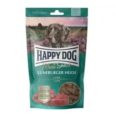 3x75g Lüneburger Heide Meat Snack Happy Dog Snackuri pentru câini