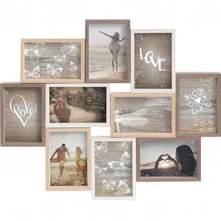 Nielsen Design Collage Mixed Colors 10 15x10 Cm Wood Photo Bilderrahmen - Multicolor