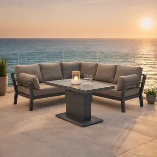 LC Garden Avena Gartenlounge-Set 4tlg. mit Clemento Lifttisch