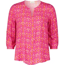 Bild Damen Casual-Bluse mit Muster Pink/Orange,40