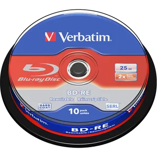 Verbatim BD-RE 25GB 2x, 10er Spindel (43694)