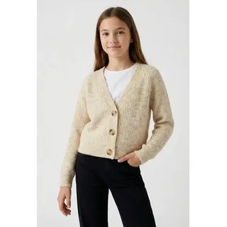 NAME IT Holly Boxy Short Knit Card Noos Strickjacke Pure cashmere), - 7-8 Jahre