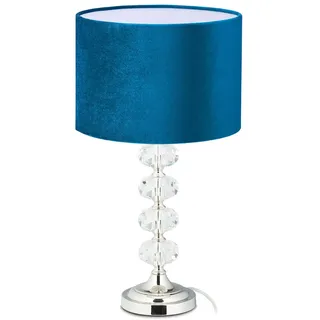 Relaxdays Tischlampe Blau