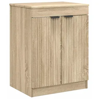 vidaXL Badezimmerschrank Sonoma-Eiche 54 x 41 x 70 cm Holzwerkstoff - Braun