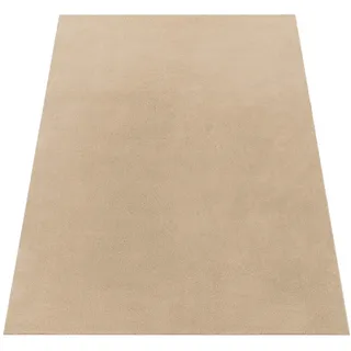 Paco Home Kurzflorteppich 240/340 cm Cadiz 630 , Beige , Kunststoff , Rechteckig , 240x340 cm , strapazierfähig, für Fußbodenheizung geeignet , Teppiche und Böden, Teppiche