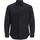 Slim Fit Jeanshemd Schwarz XXL