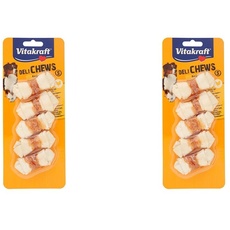 Vitakraft DeliChews, Hunde Kauknoten Huhn,S,5St, 1x 70g (Packung mit 2)