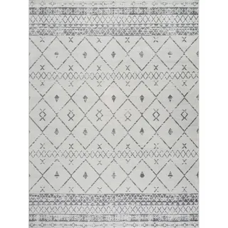 Livabliss Kurzflorteppich Mya 200/275 cm Weiß , Textil , Grafikmuster , Rechteckig , 200x275 cm , Oeko-Tex® Standard 100 , in verschiedenen Größen erhältlich , Teppiche und Böden, Teppiche, Orientteppiche