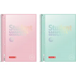 Brunnen Collegeblock Premium Student A4 liniert Pastell