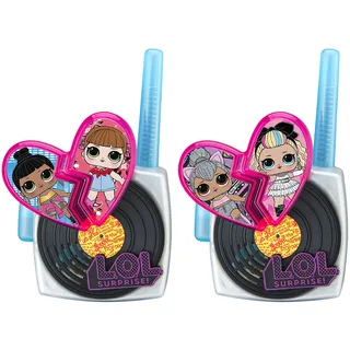 eKids L.O.L. Surprise! LL-207 LOL Surprise Remix OMG Walkie-Talkies, 2-Wege-Handfunkgeräte, Lange Reichweite, statisch, Kinder, Top Spielzeug für Jungen & Mädchen ab 3 Jahren, Outdoor-Spiele Abenteuer