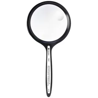 TOOLCRAFT TO-8976468 Handlupe Vergrößerungsfaktor: 2 x, 4 x Linsengröße: (Ø) 76 mm Schwarz