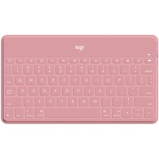 Logitech Keys-to-Go Kabellose Tablet-Tastatur, Bluetooth, iOS-Sondertasten, Ultraleicht & Geräuschlos, 3-Monate Akkulaufzeit, Fürs Tablet und Smartphone, Französisches AZERTY Layout - Schwarz