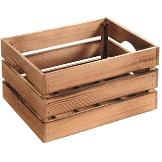 KESPER Aufbewahrungsbox Kiefernholz geflammt 40 x 30 x 15 cm, 69504