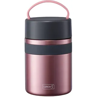 LURCH 240846 Iso-Pot 2.0 Thermo-Speisebehälter für heiße und kalte Speisen aus doppelwandigem Edelstahl 800ml rosegold