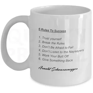 Tasse mit Motivationsspruch | Inspirierender Kaffeebecher für Büro Zuhause | Geschenkidee für Kollegen Freunde Familie | Weißer Keramikbecher