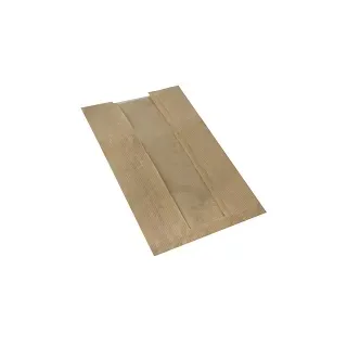 Papstar 1 x 1000 Sichtstreifenbeutel, mit PLA-Fenster Pure 30 cm x 16 cm x 6 cm braun braun