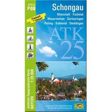 ATK25-P08 Schongau (Amtliche Topographische Karte 1:25000)