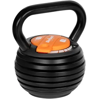 rebel electro Kettlebell Gusseisen Automatik Einstellbar 9 kg schwarz