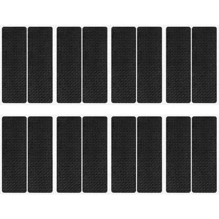 Anti Rutsch Pads 16 Stück Anti Rutsch Pad Selbstklebend,4mm Dicker Rutschhemmer 14.5X4.5cm Anti-Rutsch-Gummimatte Selbstklebend Geeignet für Möbelbeine,Stuhlbeine,Tische,Sofas