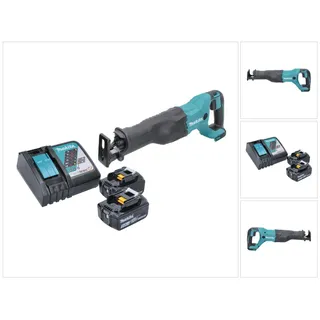 Makita DJR 186 RT inkl. 2 x 5,0 Ah + Ladegerät