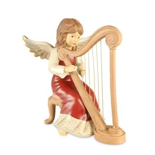 GOEBEL Engelfigur Sanfte Melodie Bordeaux - Himmelsboten Weihnachten