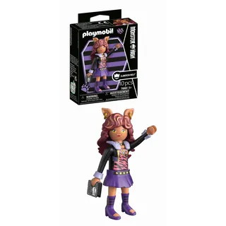 Playmobil | Monster High | Clawdeen Wolf | Spielfiguren-Set für Halloween & fantasievolle Monster-Geschichten | Mit detailreicher Figur & Accessoires | Tolles Geschenk für Kinder ab 5 Jahren | 71993