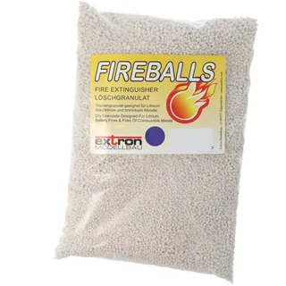 Fireballs Feuerlöschgranulat für Lithium Akkus, Brandschutz, Löschmittel 5 Liter