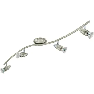 EGLO Magnum LED 4 flammig Deckenleuchte Nickel-Matt/Chrom