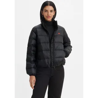Levi's Kurzjacke LEVI'S "WMS PACKABLE JACKE", Damen, Gr. L, schwarz (caviar), Web, Obermaterial: 100% Polyamid, unifarben, regular fit taillenbedeckt, ohne Ausschnitt, Jacken Kurzjacke, mit Taschen