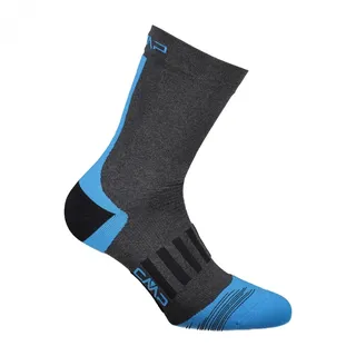 CMP - Trekking Sock Mid Microlon, Man, Antracite-Danube, 43/45