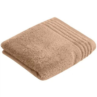 Vossen Handtuch , Braun , Textil , Uni , 50x100 cm , Made in Austria, Oeko-Tex® Standard 100 , saugfähig, Aufhängeschlaufe, angenehm weich, hochwertige Qualität, Bordüre, schadstoffgeprüft , Heimtextilien, Badtextilien, Handtücher