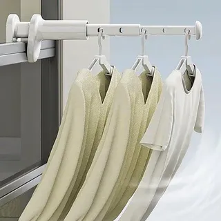 Mini-Kleiderständer für Reisen Kleiner tragbarer Kleiderrek Geschirrspüler Wandtrockner U-förmige Kleiderstange Wand Kleiderständer für mehrere Anwendungsmöglichkeiten bis zu 7 Kleidungsstücken - Weiß