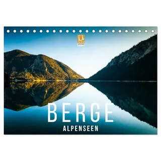 Calvendo Berge. Alpenseen (Tischkalender 2026 DIN A5 quer), CALVENDO Monatskalender: