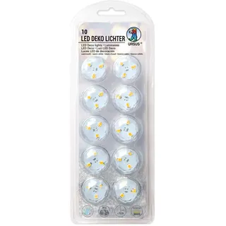 Ursus LED Deko Lichter 10 St. weiß