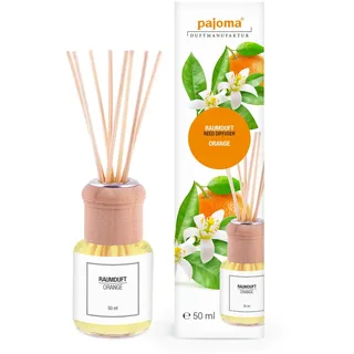 pajoma® Raumduft 50 ml inkl. Duftstäbchen, Orange Flüssigkeit