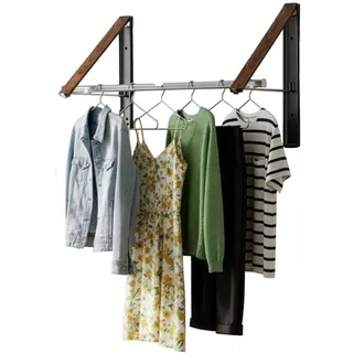 glanvostric Kleiderhaken Klappbar - Wäscheständer - clothes drying rack - coat rack - kleiderstange - kleiderständer garderobenständer - garderobe - kleiderstange wandmontage - kleiderhaken