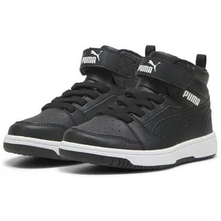 Puma Rebound V6 Mid Wtr Ac+ Ps Sneaker, Black White, 32