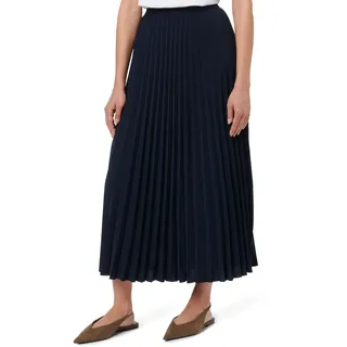GANT Midirock Damen Marineblau Falten 36