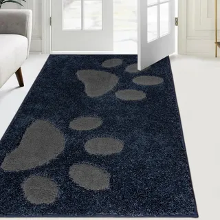 FCSDETAIL Schmutzfangmatte waschbar 84 x 150 cm, Fußmatte Innen, absorbierend Fussmatte, rutschfeste Sauberlaufmatte, wasserdicht Teppich für Hund, Eingang, nasse Pfoten
