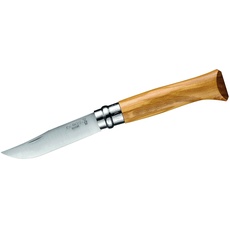 Opinel-Messer, Größe 8, rostfrei, Olivenholz