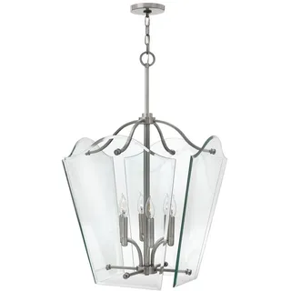 Elstead Wingate Hängeleuchte E14 6-fach Poliertes antikes Nickel - Silber