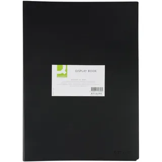 Q-Connect KF15390 Sichtbuch - A3, 20 Hüllen, schwarz