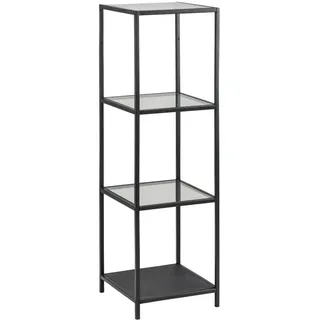 Actona Stoke Standregal 37 x 119,5 x 35 cm Schwarz