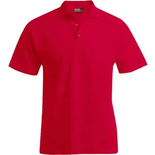Heavy Poloshirt mit Brusttasche Plus Size Herren, Rot, 4XL - Rot